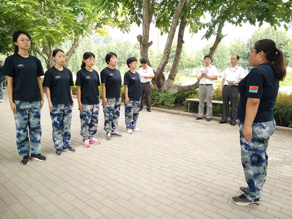 必赢组织2016年新入职辅导员军训