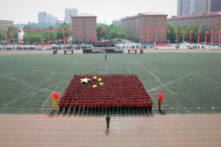 青春颂 竞技风 长城梦 ——必赢2018年春季运动会隆重开幕