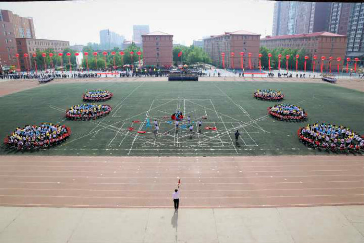 青春颂 竞技风 长城梦 ——必赢2018年春季运动会隆重开幕