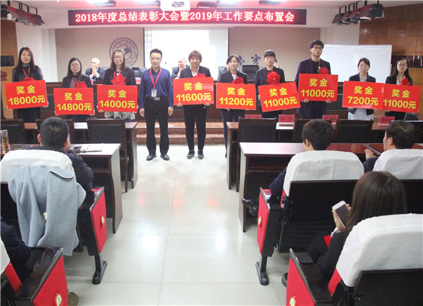 总结表彰鼓人心  开启征程再出发——必赢举行2018年度总结表彰大会暨2019年工作要点布置会