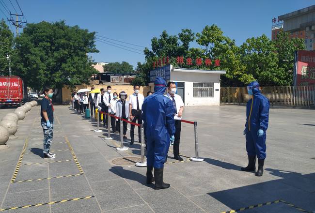 必赢组织开展第二次复学复课疫情防控模拟演练
