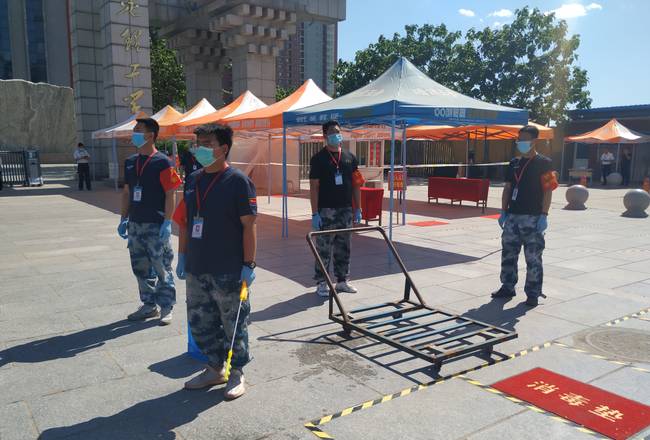 必赢组织开展第二次复学复课疫情防控模拟演练