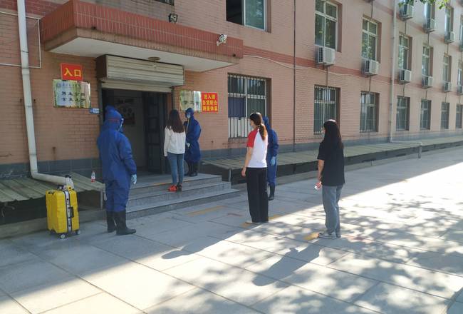 必赢组织开展第二次复学复课疫情防控模拟演练