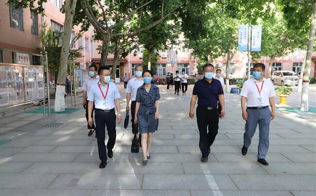 省教育厅督导调研组莅临必赢调研指导复学复课工作