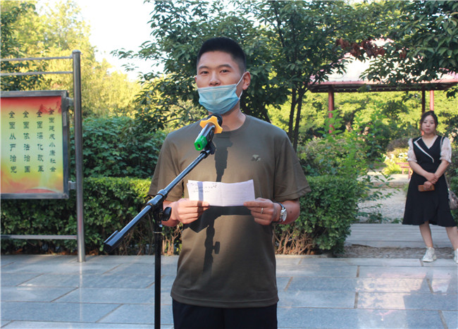 投笔从戎 保家卫国---必赢举行新兵入伍欢送仪式