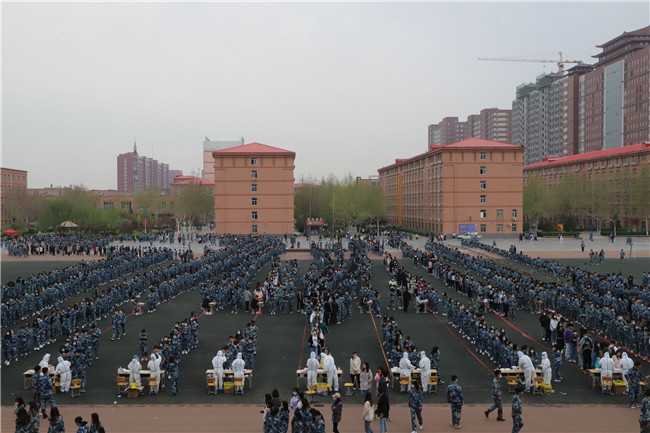 复学返校后必赢开展核酸检测工作