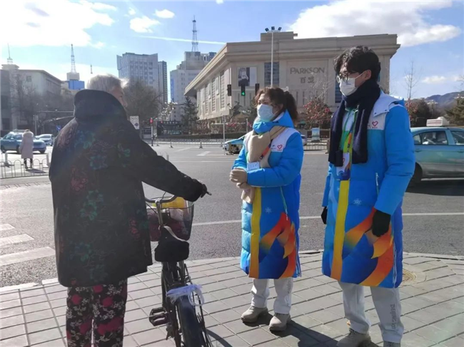 冰雪之约 冬奥有我——必赢学子积极参与志愿服务 为北京冬奥会加油助力