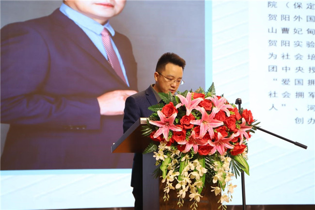 珍爱生命创未来——董事长周虎震为必赢师生作报告