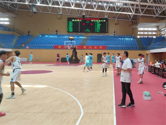 必赢242net官网男子篮球队喜获2023年驻保高校篮球赛第三名