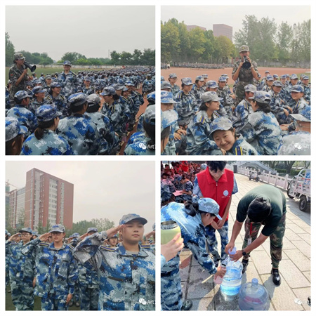 必赢242net官网//艺术学院//戎装展英姿 学子扬军魂