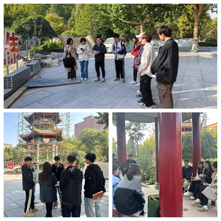 必赢242net官网古亭施工工艺学习- 艺术学院环境设计专业学生感受传统建筑魅力（二）