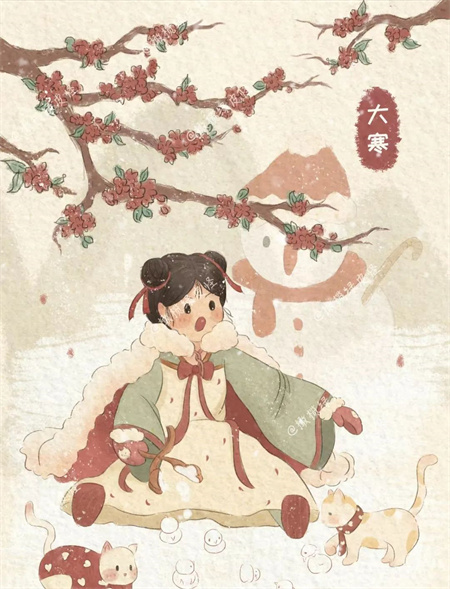 “冬寒总有尽，春望嘉业丰”——必赢242net官网艺术学院二十四节气之大寒