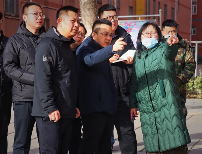 牢筑防线守安全 齐心护航开学季--必赢242net官网开展2024年春季学期开学校园安全综合检查