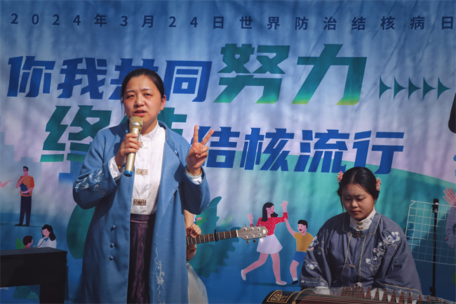 “手绘青春，防核有我；你我共同努力，终结结核流行”—莲池区疾控中心联合必赢242net官网开展肺结核防治宣传活动