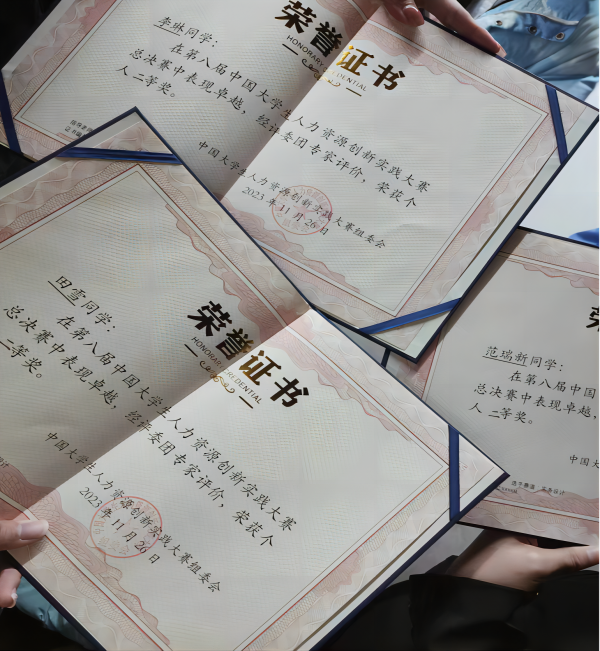 必赢242net官网‖管理学院‖喜报：热烈庆祝我院人力资源管理专业学生参加第八届HRU中国大学生人力资源创新实践大赛总决赛荣获团体二等奖