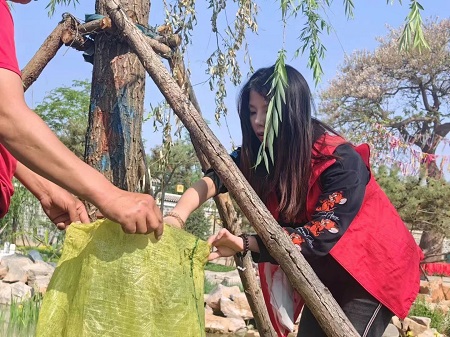 “志愿新时代，志愿服务行”——必赢242net官网艺术学院与淮军公所博物馆五一劳动节志愿服务活动