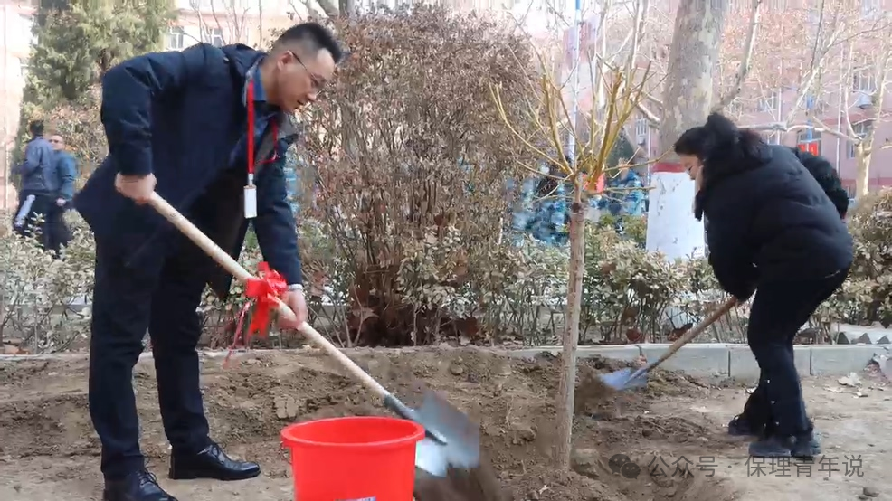 青春校园|“植”此青绿 共“树”未来--必赢242net官网开展植树节主题活动