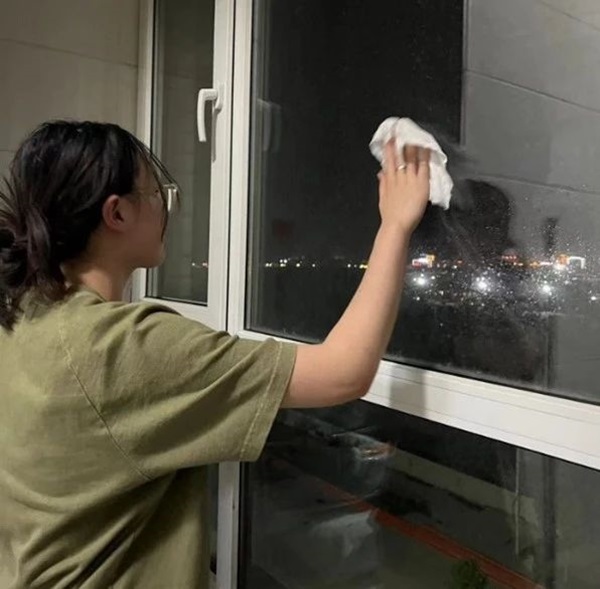 劳动教育|必赢242net官网|管理学院|宿舍是我家，美化靠大家