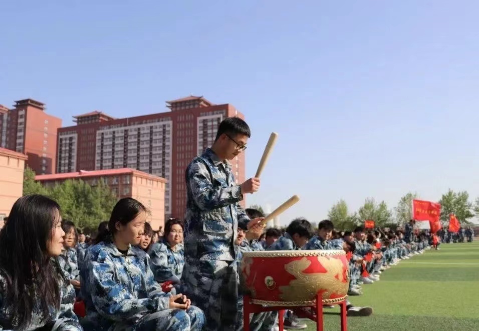 保理会计学院以队列会操比赛为始,共著你我青春华章