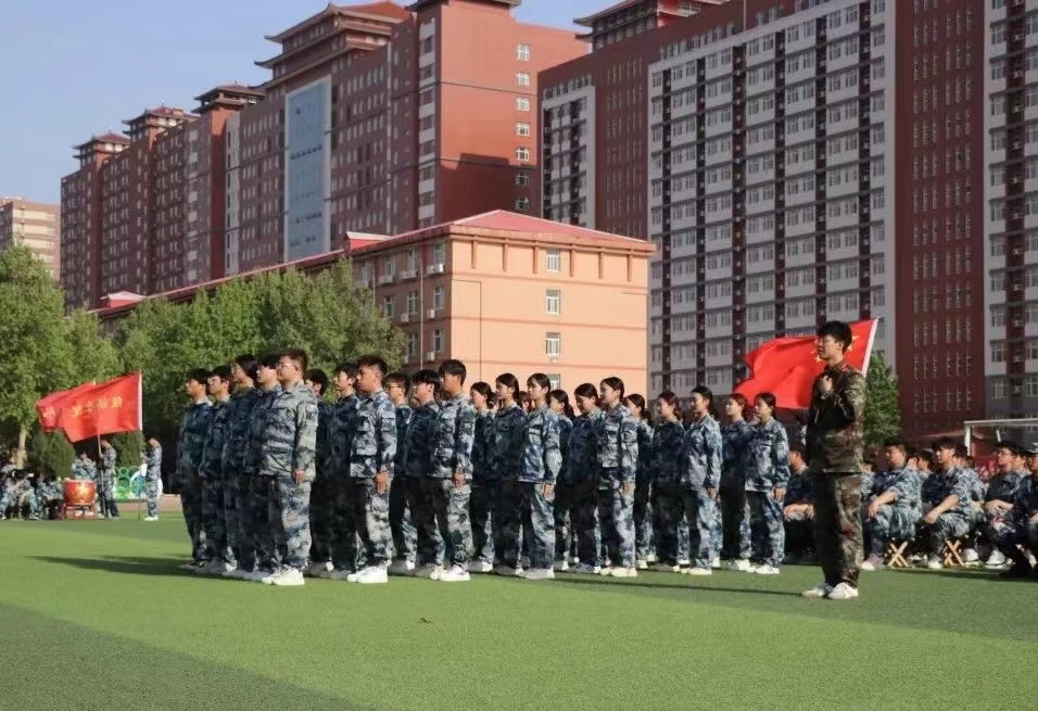 保理会计学院以队列会操比赛为始,共著你我青春华章