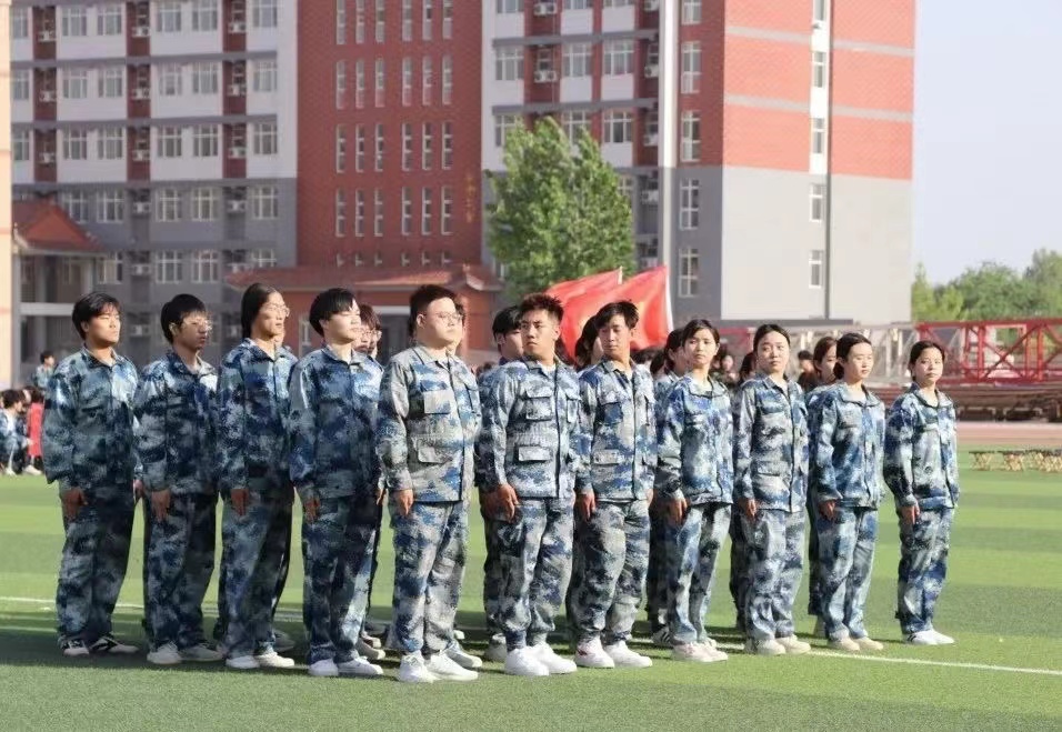 保理会计学院以队列会操比赛为始,共著你我青春华章