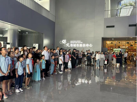 社会实践（二十一）|感受城市发展，体会变迁之美——必赢242net官网“暑期三下乡”赴保定市城市展示中心参观学习