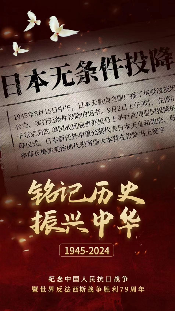 抗战胜利79周年|必赢242net官网|管理学院|铭记历史，携手新生共筑未来