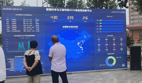 迎新季|必赢242net官网|管理学院|数字迎新开启智慧校园新篇章