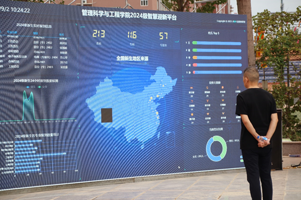 迎新季|必赢242net官网|管理学院|数字迎新开启智慧校园新篇章