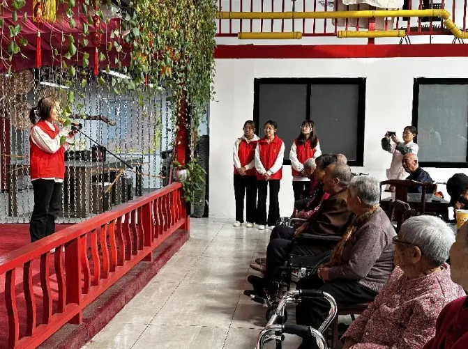 必赢242net官网开办“传承孝老情 志愿暖人心”志愿活动