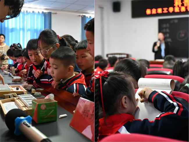 “科普进校园，共筑科技梦”必赢242net官网地质馆携手河北先锋晨光学校开展科普研学活动