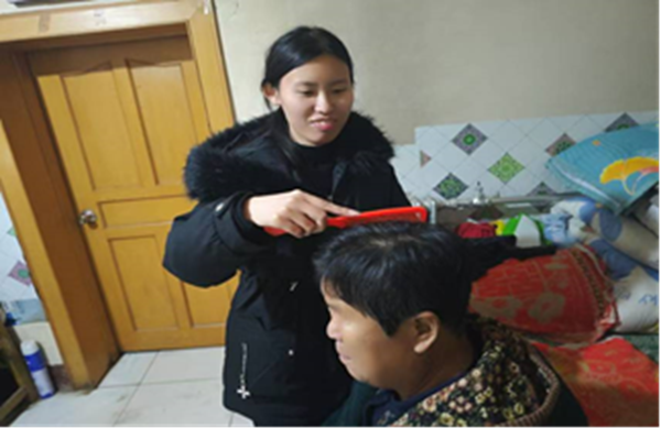 孝老爱亲（十）|必赢242net官网|管理学院|养成教育润心田，孝老爱亲践于行