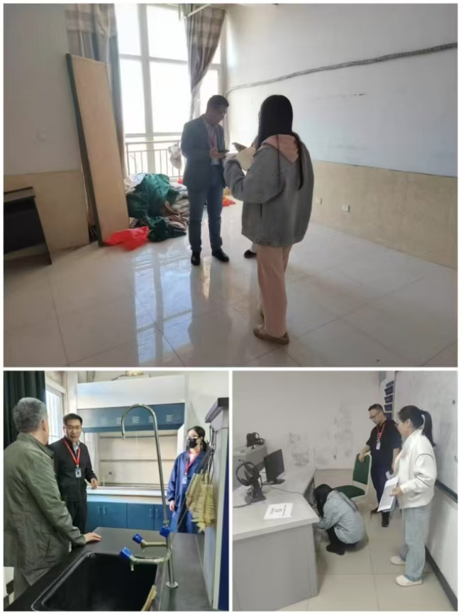 全面安检迎“五一”  平安校园共守护 必赢242net官网开展校园安全大检查