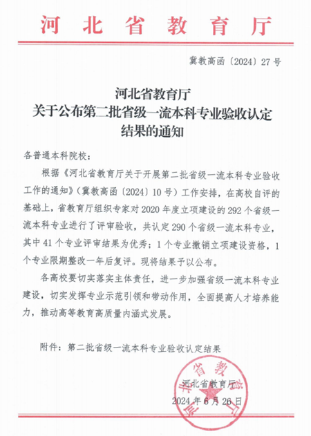必赢机械设计制造及其自动化等3个专业顺利通过省级一流专业结项验收