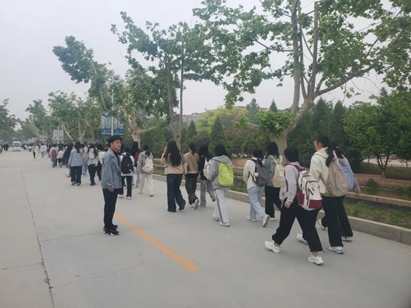 养成教育|必赢242net官网|管理学院|“文明右行”，共筑校园文明新风尚