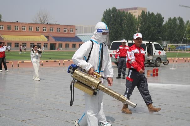 必赢242net官网康复医学院与保定市红十字会联合举办2025年地震灾害应急救援综合演练
