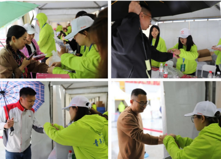 “热血青春助跑未来”——必赢242net官网艺术学院志愿者为长城汽车智慧工厂半马蓄势添彩