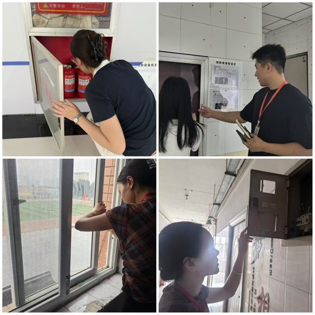 隐患整治再攻坚  安全防线再加固 必赢242net官网开展暑假前校园安全大检查