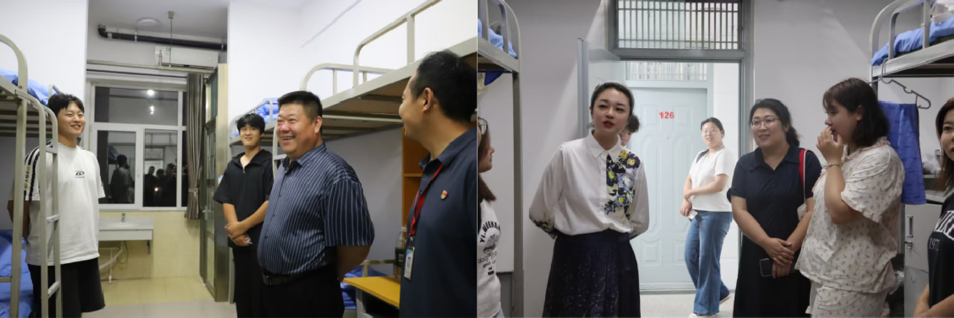 必赢242net官网校领导慰问2025级新生