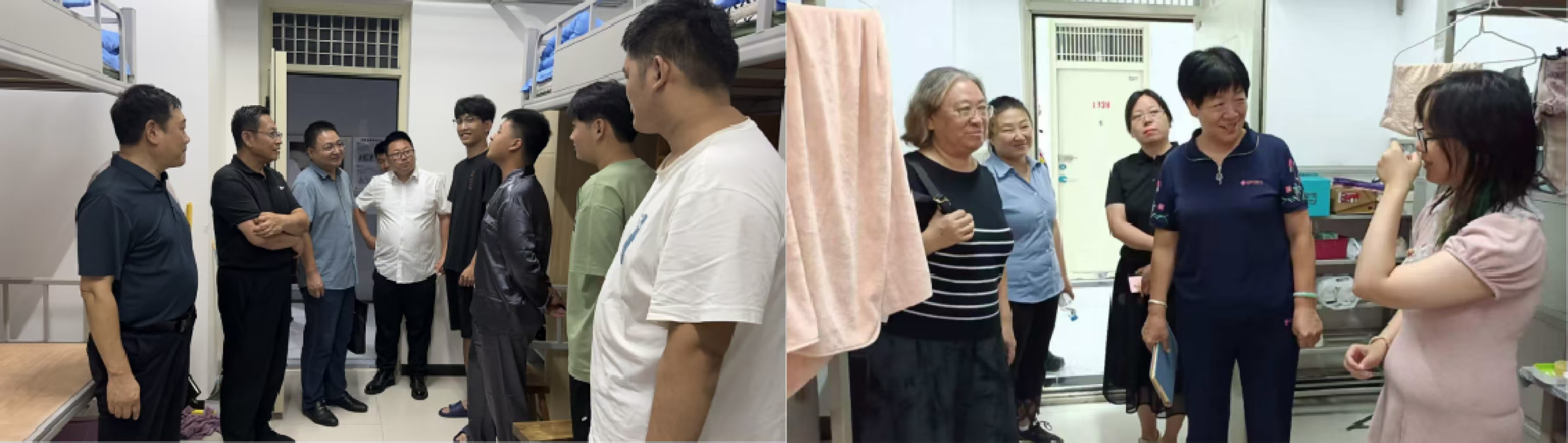 必赢242net官网校领导慰问2025级新生