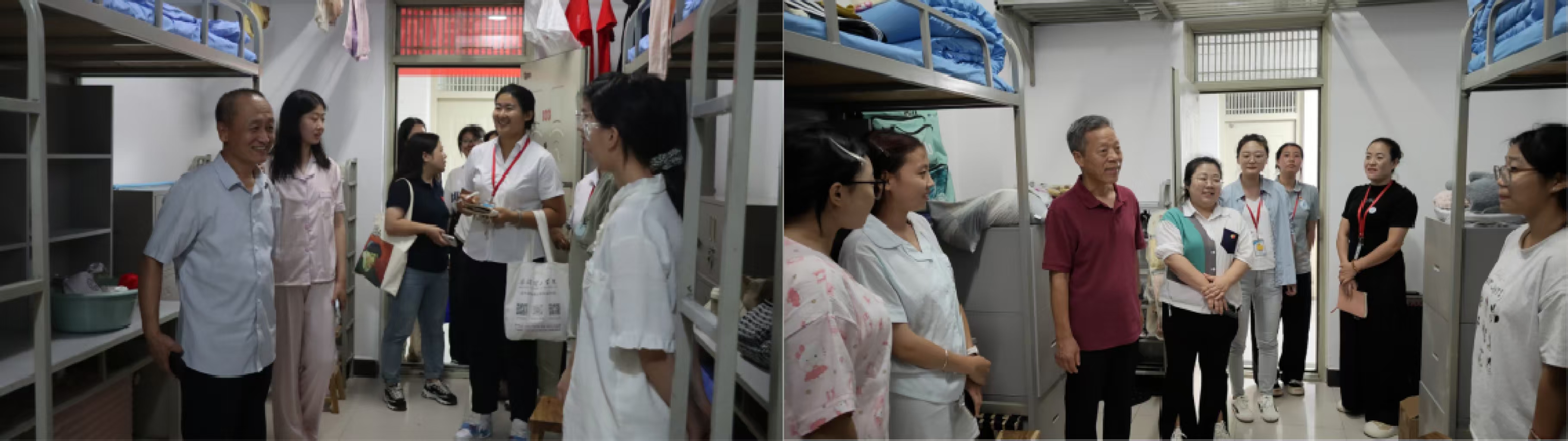 必赢242net官网校领导慰问2025级新生