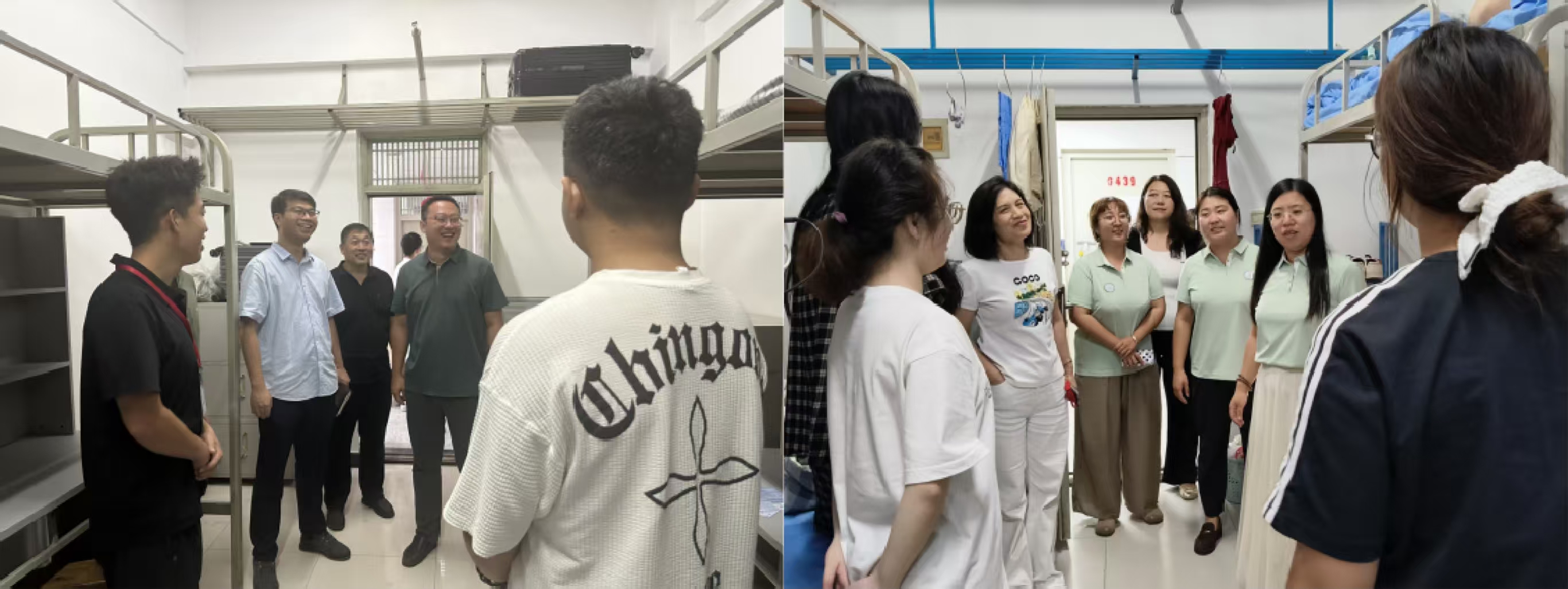 必赢242net官网校领导慰问2025级新生