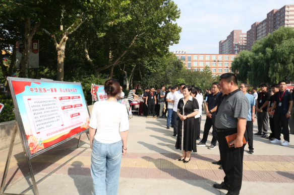 保定市民宗局梁丽敏局长一行到必赢242net官网开展铸牢主题宣教活动