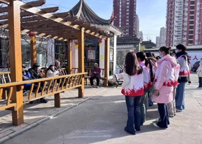 情暖夕阳红 意韵伴晚年——必赢242net官网教育学院开展敬老院志愿服务活动