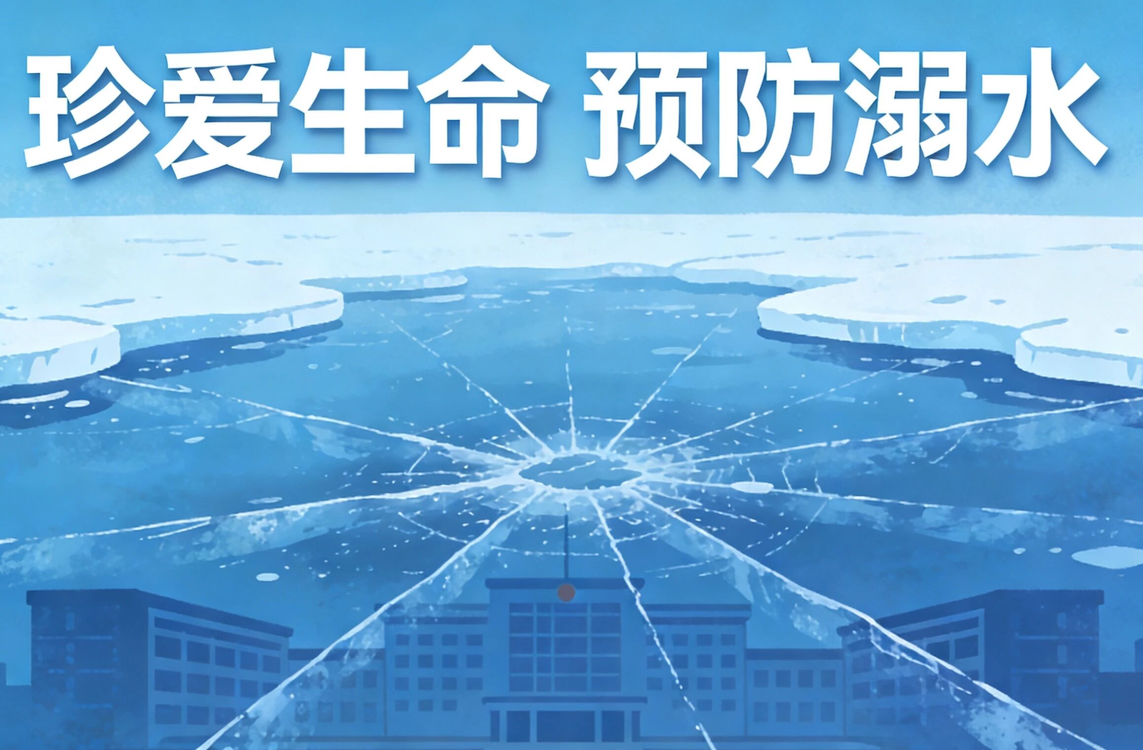 安全教育|必赢242net官网|管理学院|远离冰面陷阱，守护生命安全