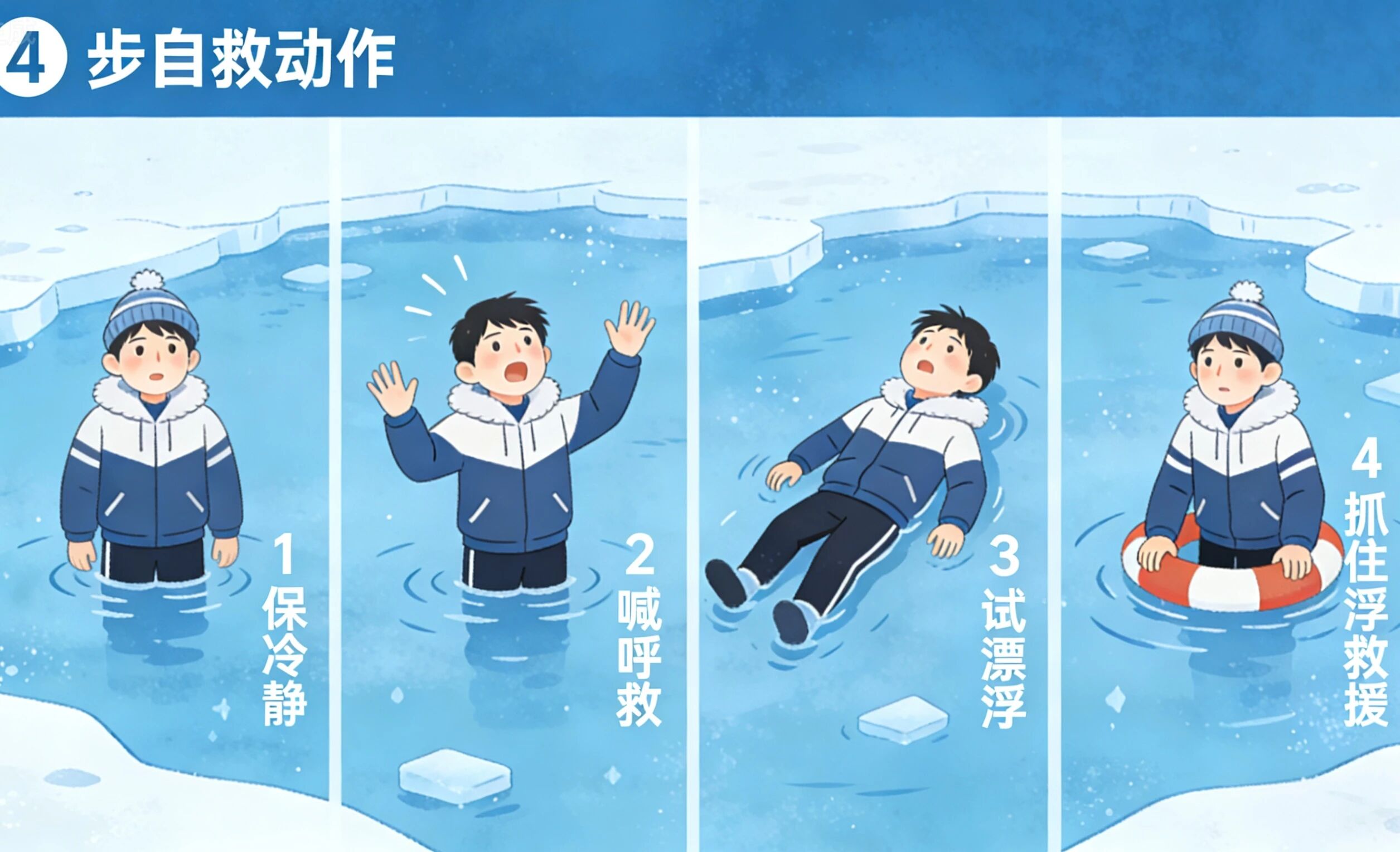 安全教育|必赢242net官网|管理学院|远离冰面陷阱，守护生命安全