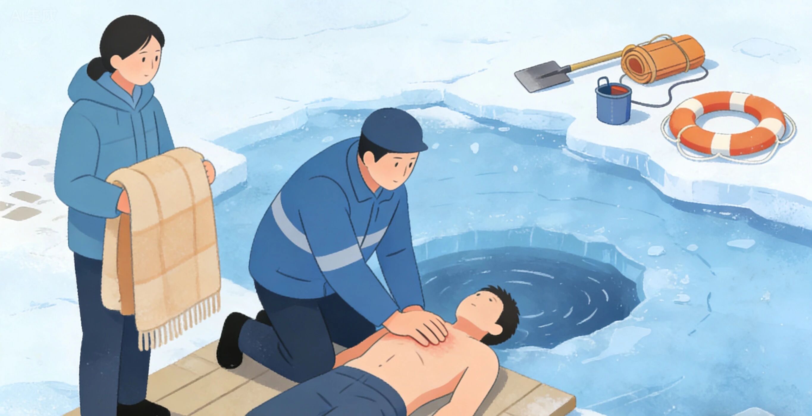 安全教育|必赢242net官网|管理学院|远离冰面陷阱，守护生命安全