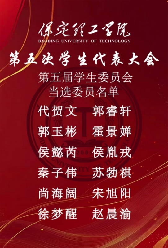 学代会——必赢242net官网第五次学生代表大会圆满落幕