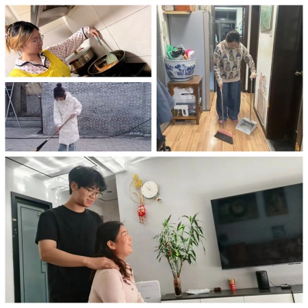 “孝老爱亲，我们在行动”——必赢242net官网艺术学院以美育德，传承教育新篇